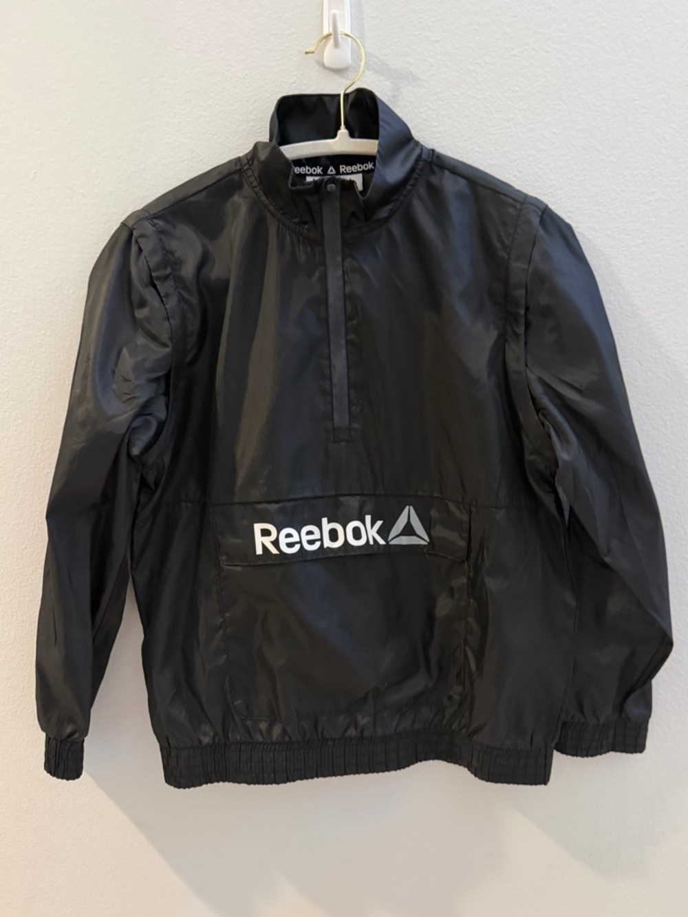 Reebok Black Kids' Quarter Zip Pullover and Joggers Set